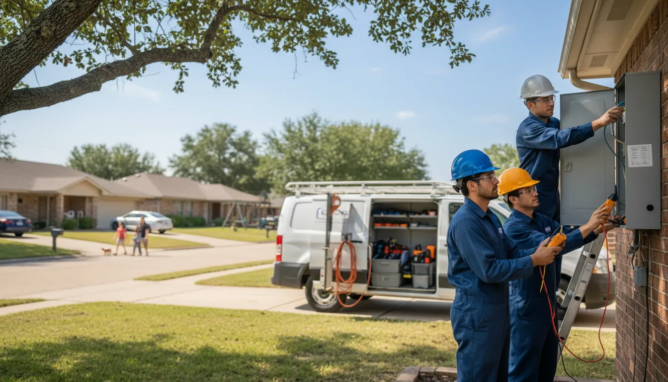 Certified electrician providing emergency electrical services in Wheatland, MO